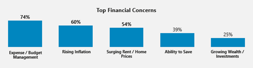 Phase 5 2023 Survey: Gen Z Top Financial Concerns